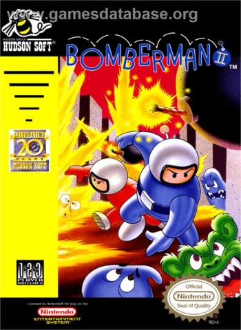 Cover Bomberman II for NES